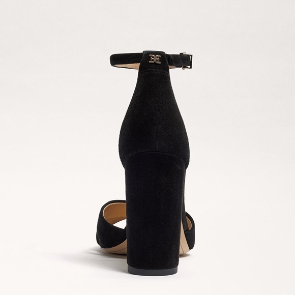 NEW! Sam Edelman Yancy Black Ankle Strap Sandal - Size 9.5 - Picture 4 of 14